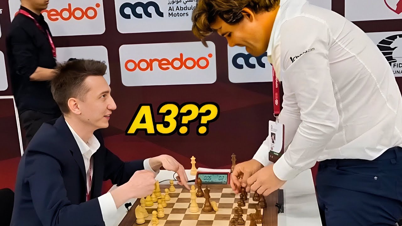 Magnus Carlsen Surprised with A3 | World Blitz 2025