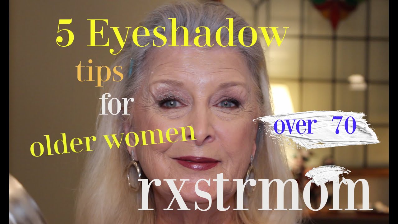 EYESHADOW TIPS FOR OLDER WOMEN ~OVER 70~Powder and Cream-Color|Application|Technique