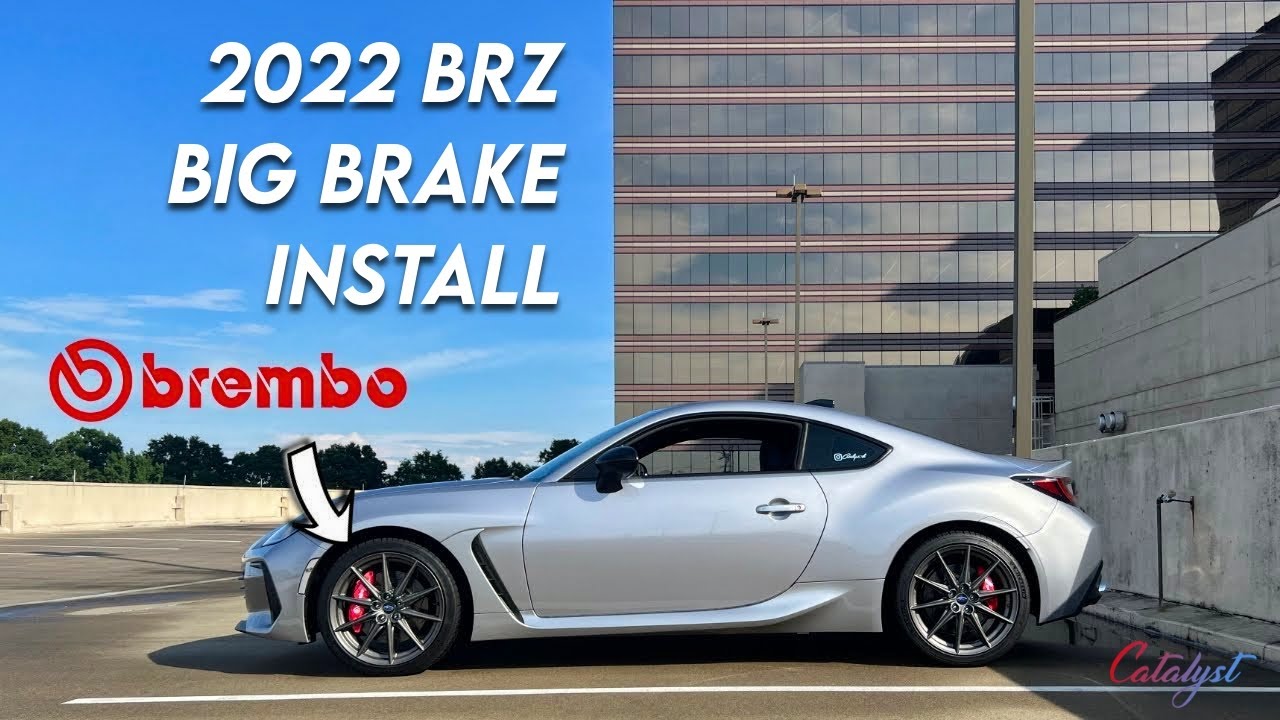 Установка тормозов Brembo Big Brake для BRZ GR86 2022 года 🔴