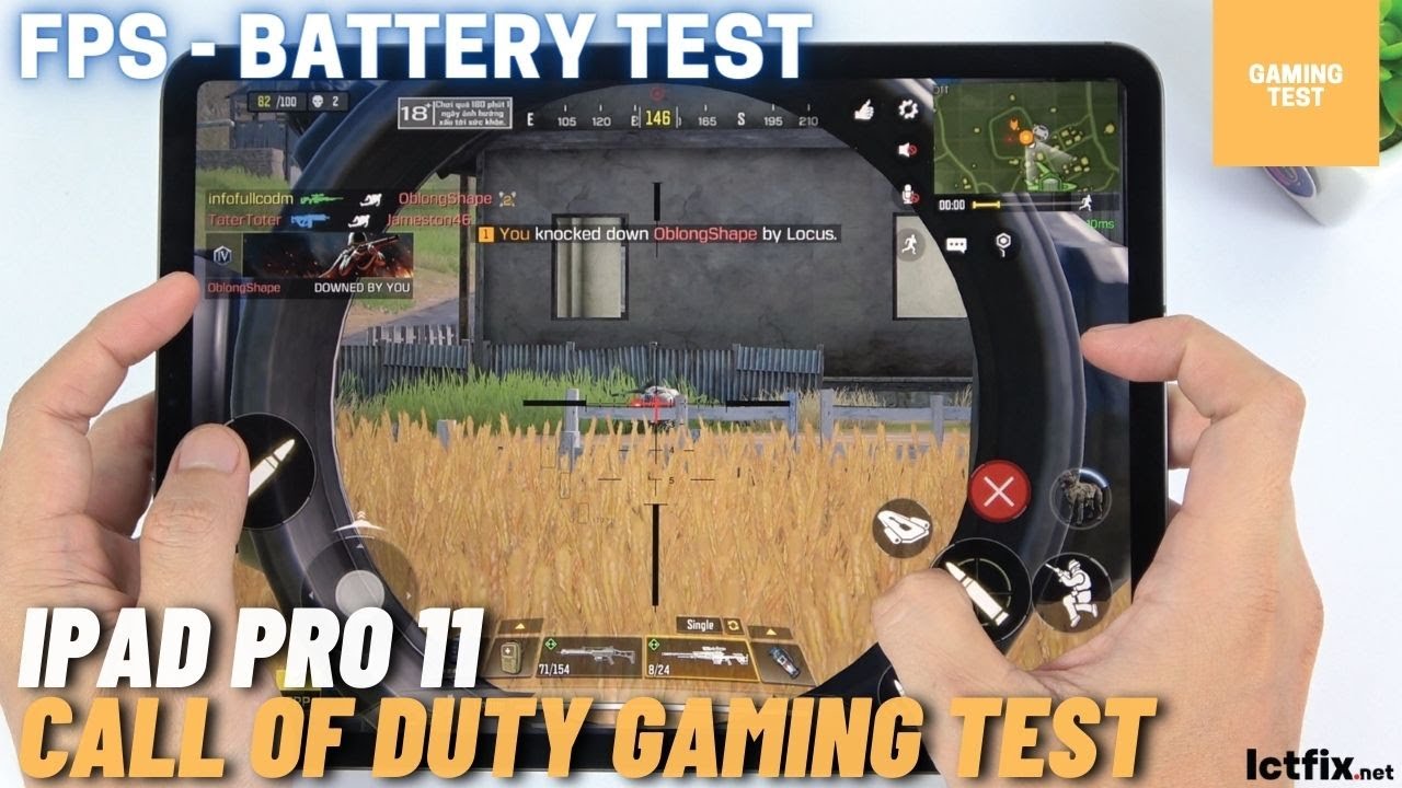 iPad Pro 2020 11 Inch Call of Duty Gaming test CODM | Apple A12Z, 6GB RAM