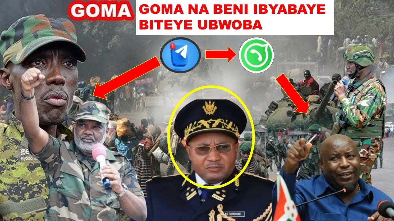 #MANAWWWEE UHORA UHOZE #M23 ITASHYE NIBYISHIMO GOMA INKURU NZIZA YASESEKEYE #BUNYONI YAREKUWE TAYLI