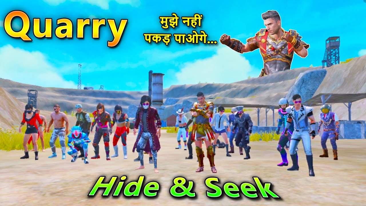 PUBG Hide and Seek in Quarry | PUBG Funny Customs Gameplay | Bollywood  Gaming