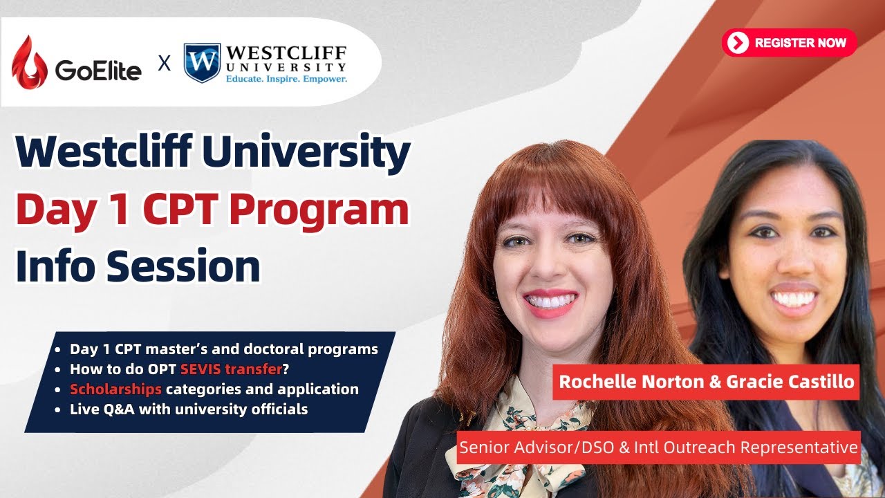 Westcliff University | Day 1 CPT Program Info Session and Q&A