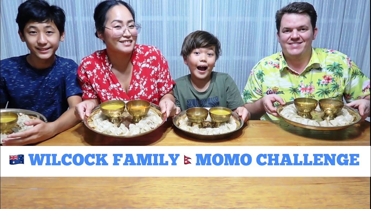 WILCOCK FAMILY MOMO CHALLENGE WITH THE RECIPE II 🇦🇺Aussie-Nepali🇳🇵Family