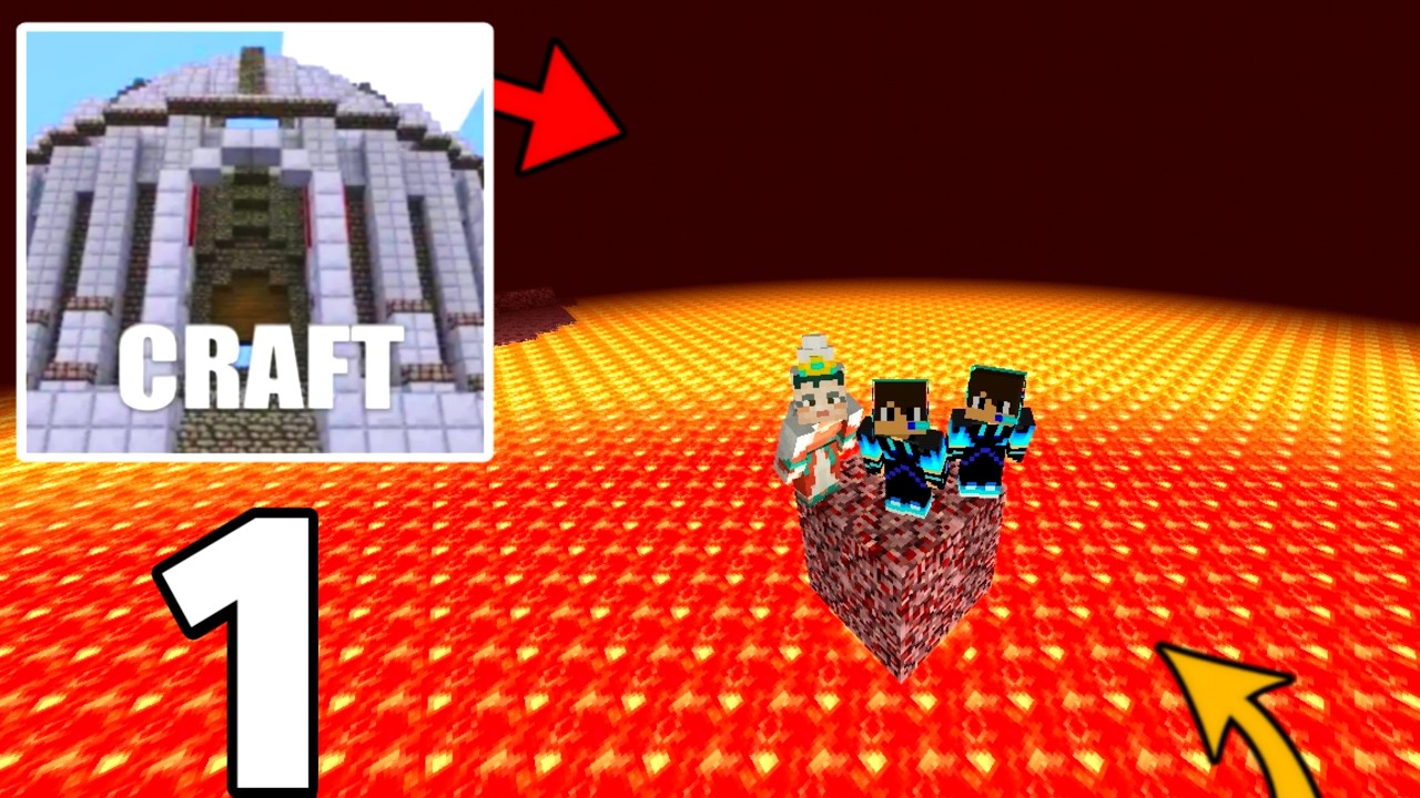 Lava Skyblock Survival Series Part 1 | Minicraft New Multiplayer Survival Series