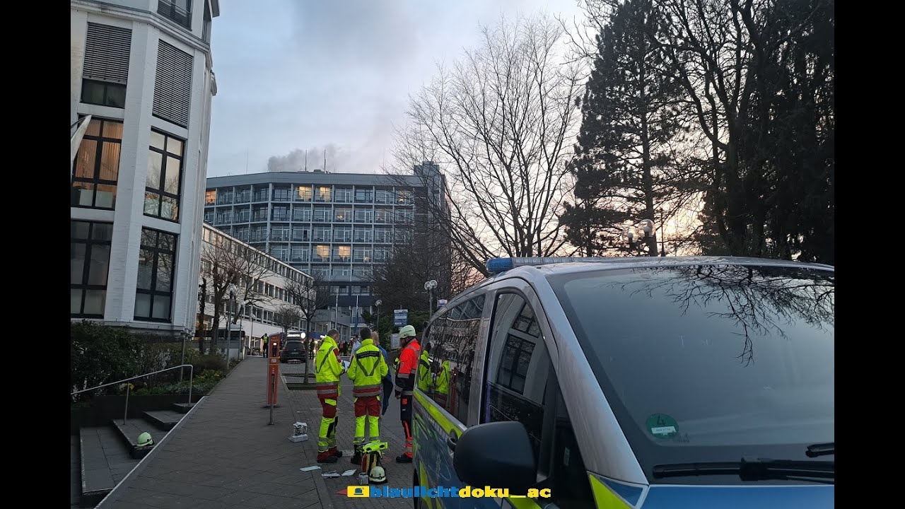 2024-03-04 Aachen: Bedrohungslage im Luisenhospital