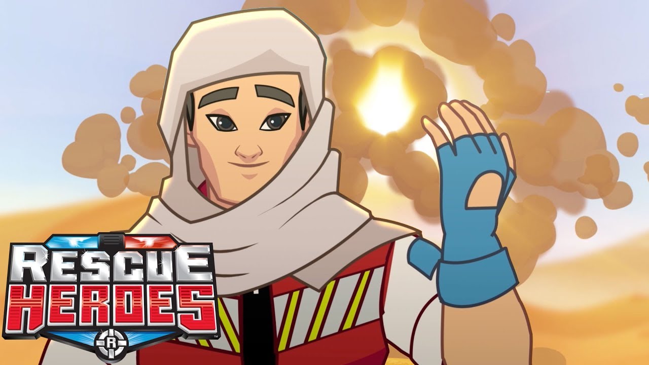 Rescue Heroes™ - Rescue In The Desert | Episode 12 | Kids Videos | Kids Heroes | Cartoon Heroes