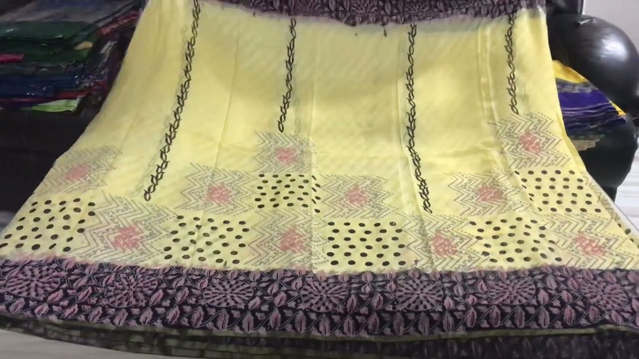 #LEHARIYA GEORGETTE & TIE AND DYE 💯COUNT BLOCK PRINT COTTON SAREES:☎️9440155005:(9-3-2026)