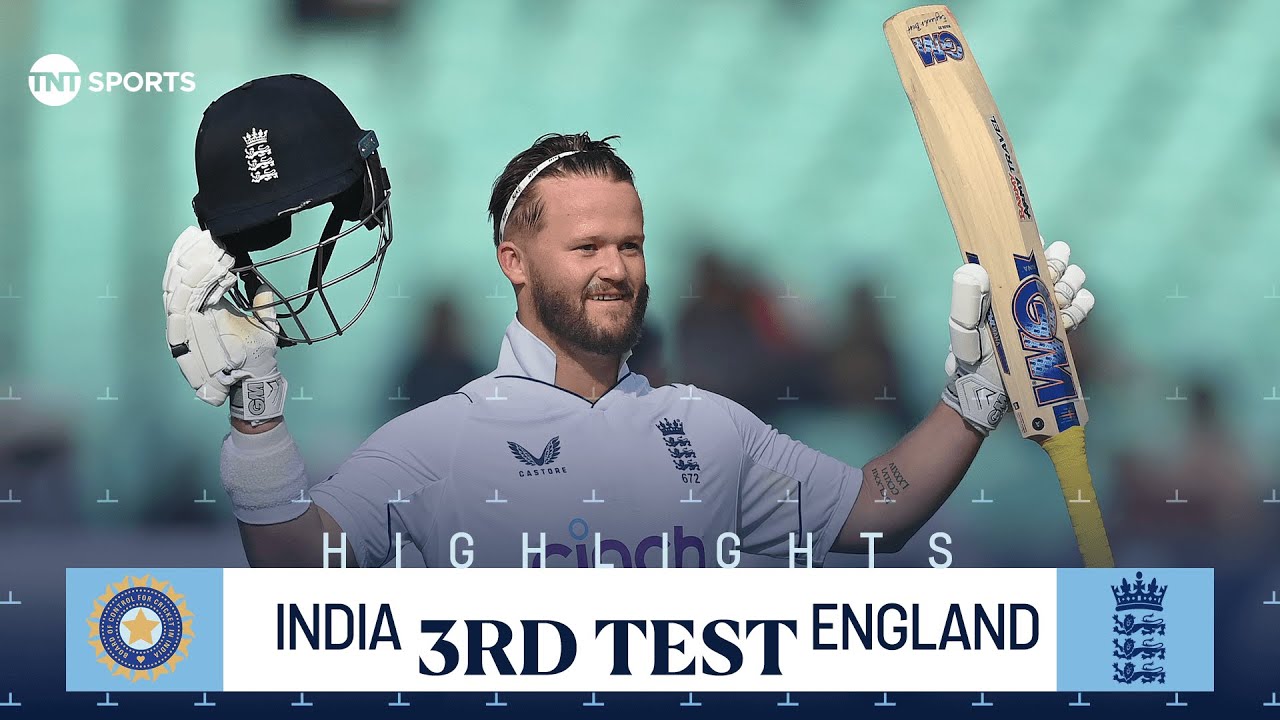 India vs England 3rd Test (Day 2) 🏏 | Ben Duckett's 133* leads fightback 👊 | TNT Cricket Highlights