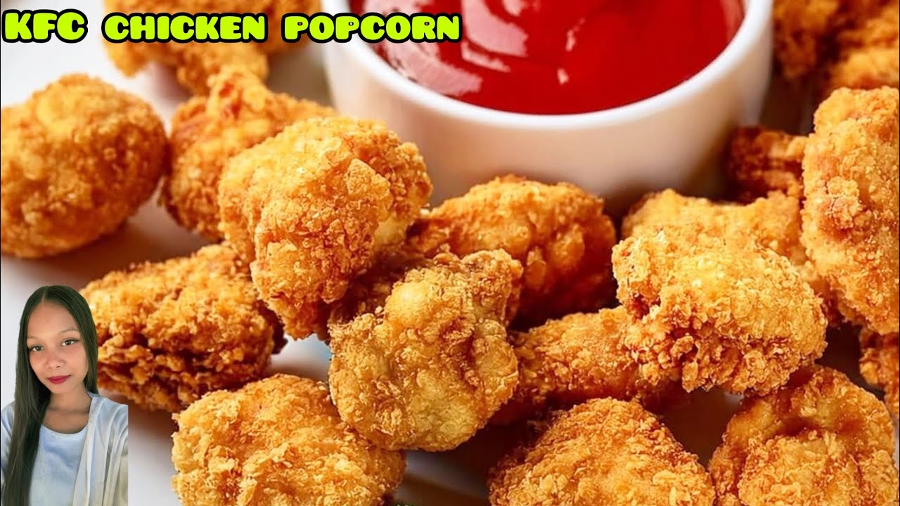 Homemade KFC style chicken popcorn recipe😍crispy  crunchy juicy this popcorn chicken is easy to make