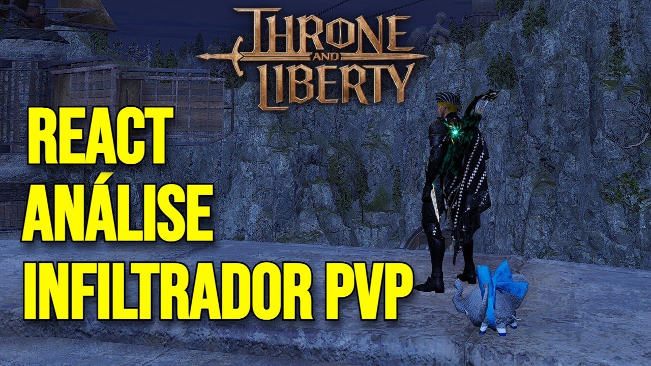 THRONE AND LIBERTY A BUILD MAIS FORTE DE INFILTRADOR! ☠️ BOW & DAGGER! ANÁLISE E REACT 