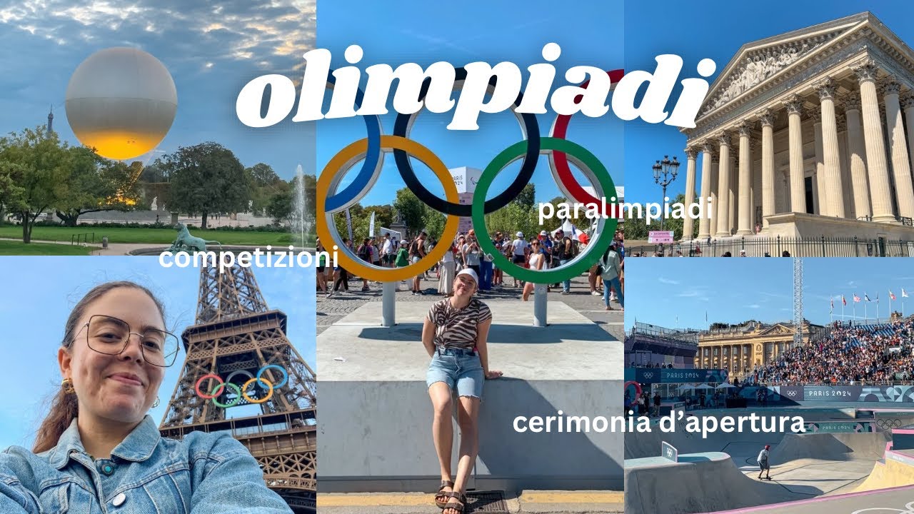 Vieni con me alle olimpiadi a Parigi 🏅 PARIS 2024: cerimonia d'apertura, competizioni, fiamma