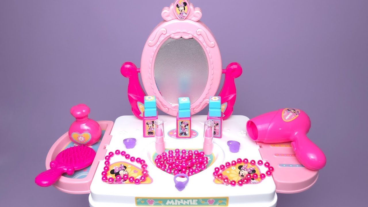 Disney Minnie Mouse Beauty Set Satisfying with Unboxing Toys Collection ASMR 