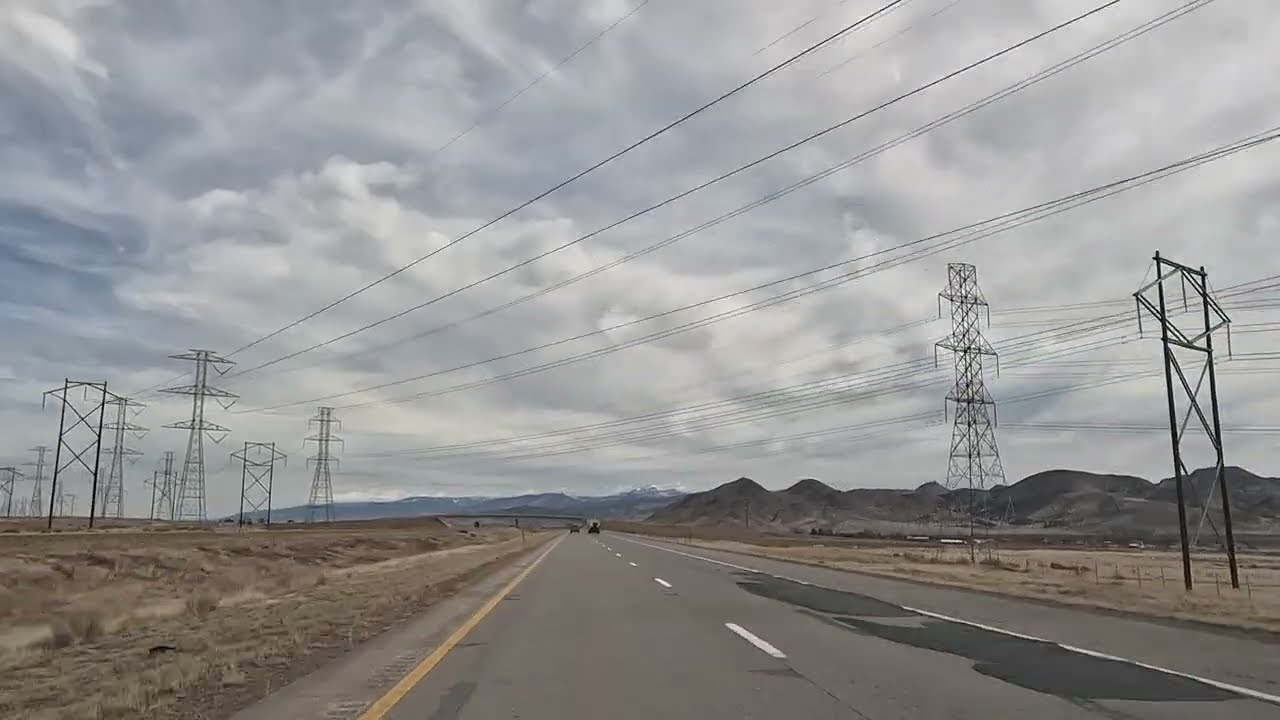 Driving I-70 from Richfield to Salina, Utah | March 1，2026 | 4K