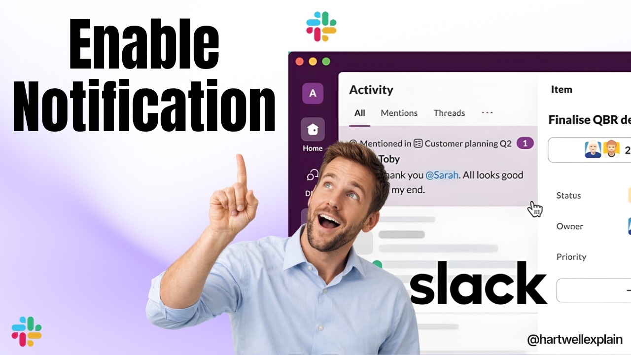 Как включить уведомления Slack на рабочем столе в Google Chrome
