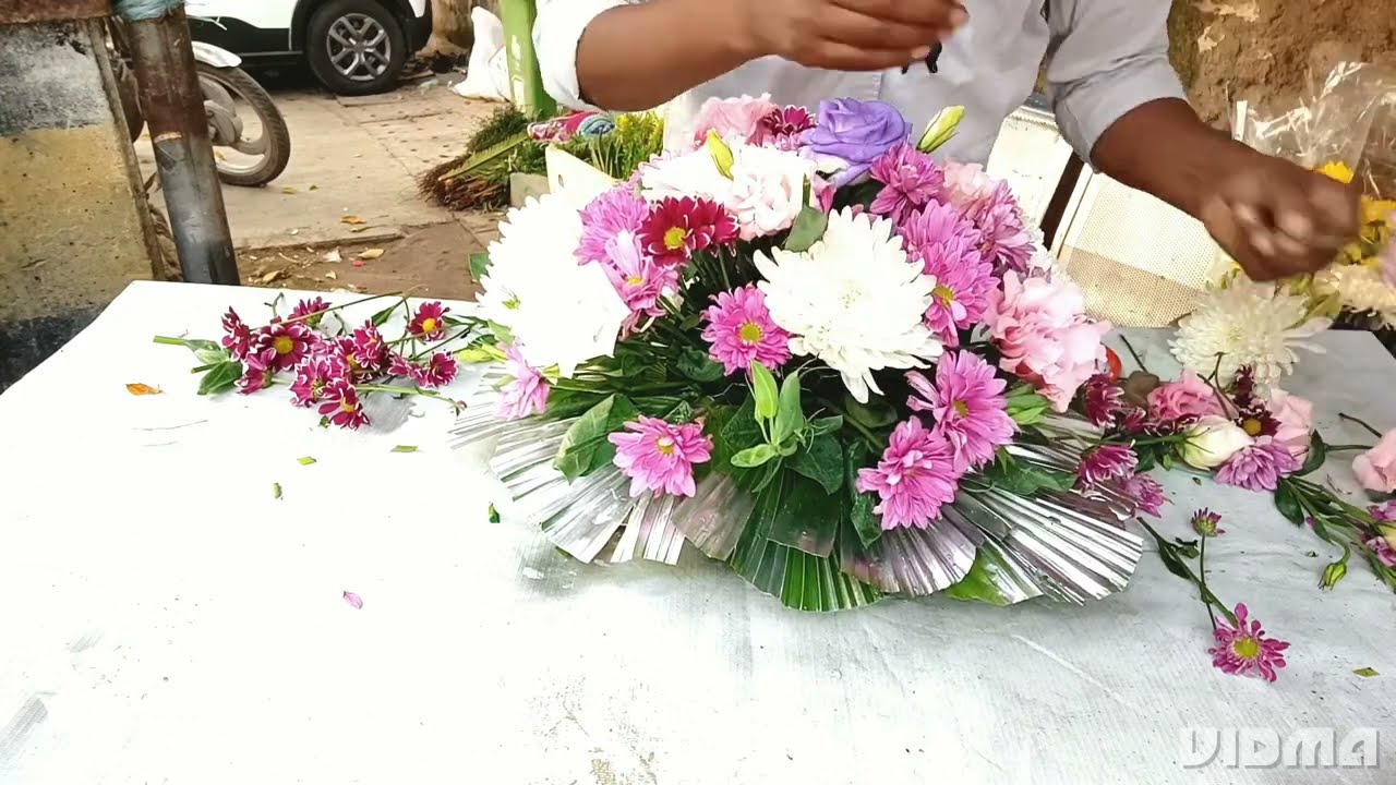 How to Make Center Table Flower Arrangement | Beautiful Centerpiece Flower Arrangement Idea&rsquo;s 
