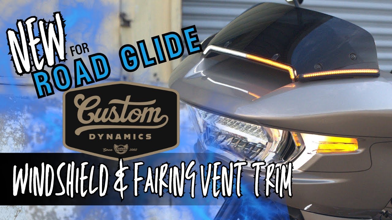 FIRST LOOK 👀 LED Windshield & Fairing Vent Trim Lights for Road Glide Motorcycles!