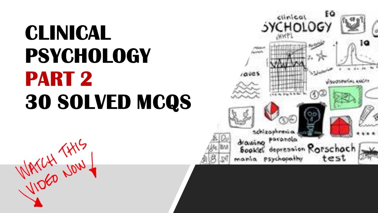 Clinical Psychology| Psychology MCQS with answers|BA/BS/BS.C| Punjab Uni|What is Clinical Psychology