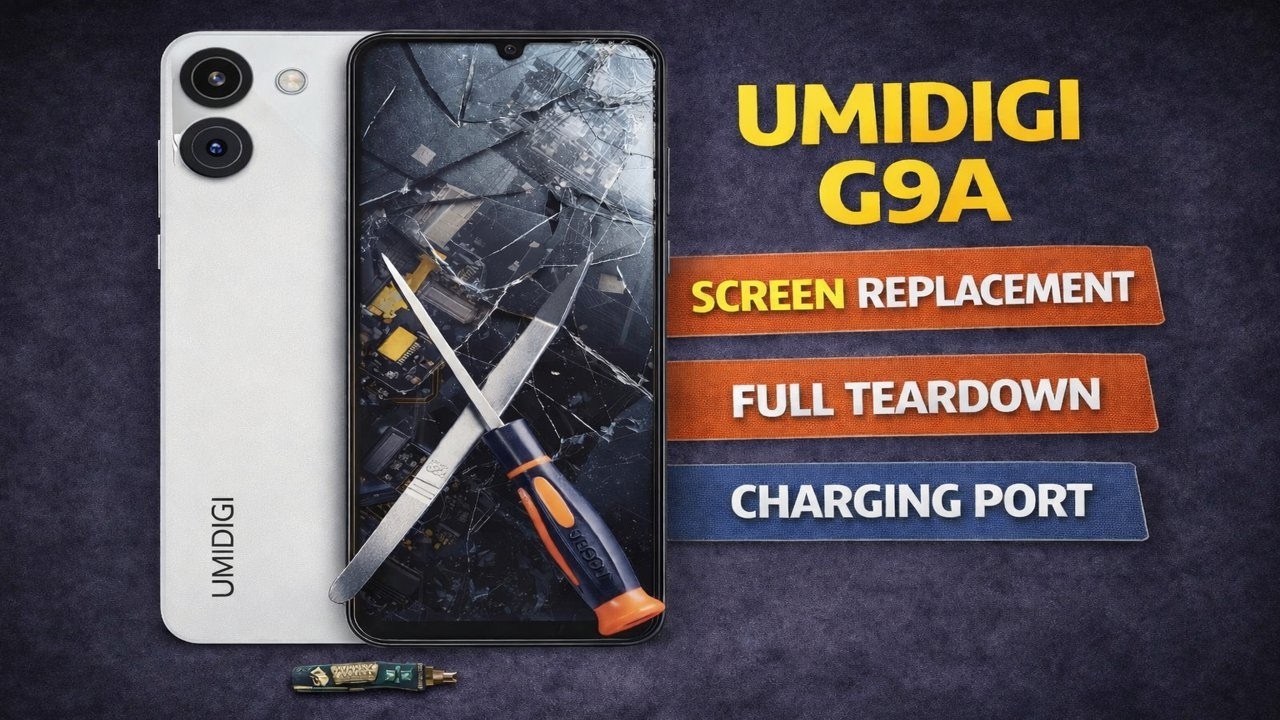 Umidigi G9A Teardown | Screen Replacement + Charging Port Repair Disassembly
