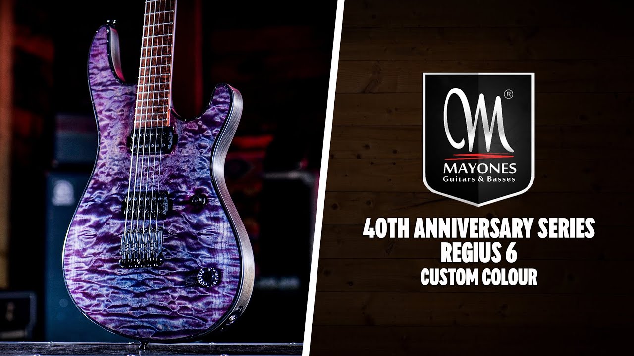 Peach Picks | Mayones 40th Anniversary Series Regius 6 Custom Colour