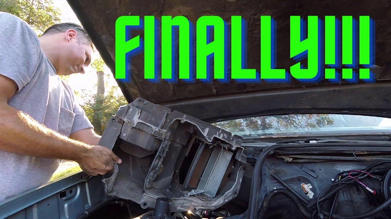 Deleting the AC box on my 1979 G-body