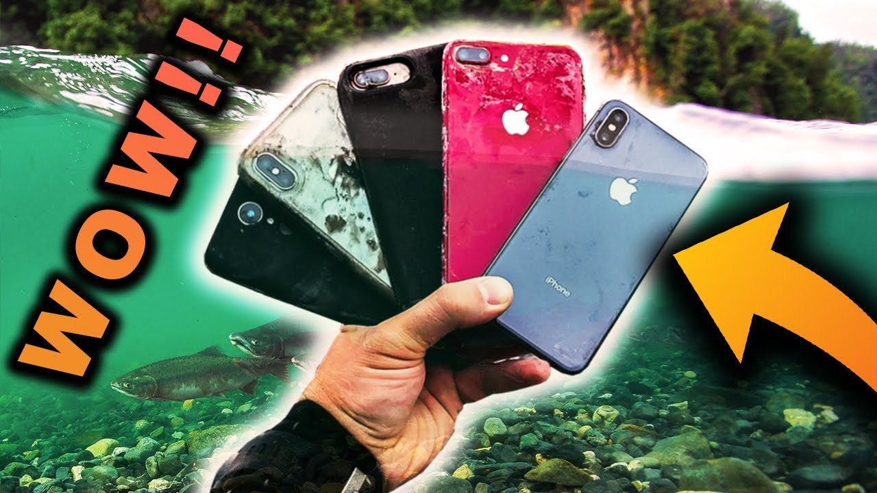 Znaleźliśmy 5 TELEFONÓW Nurkując w rzece!