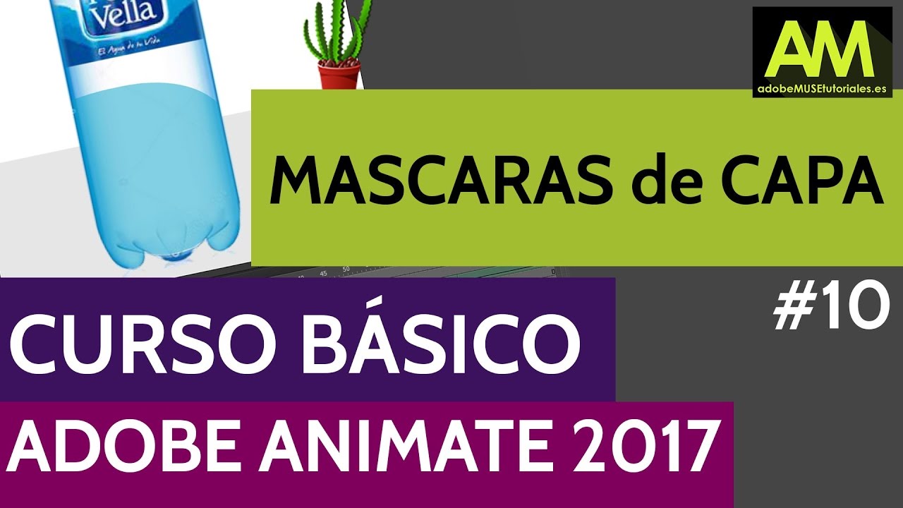 ADOBE ANIMATE CC | MASCARAS DE CAPA