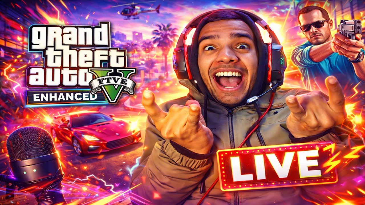GTA V Online Enhanced Live Stream Late Night Day 13 | GTA 5 Online