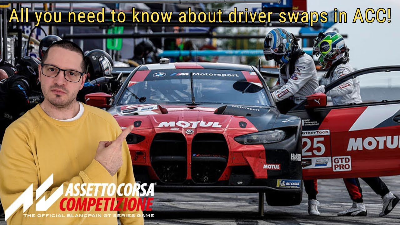 ACC | All you need to know about driver swaps in Assetto Corsa Competizione!