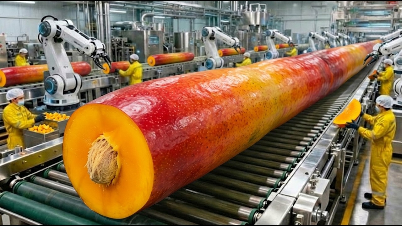 How It's Made: Mango Juice | Modern Food Factory Processing Line