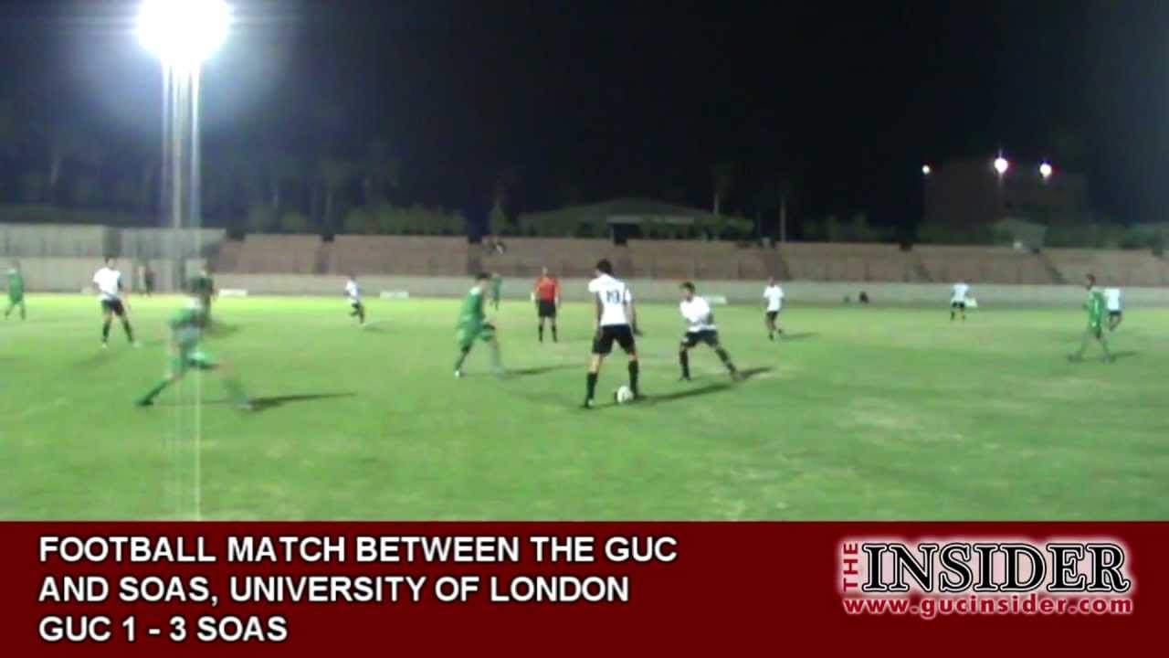 Football Match Between The GUC and SOAS, University of London - The Insider
