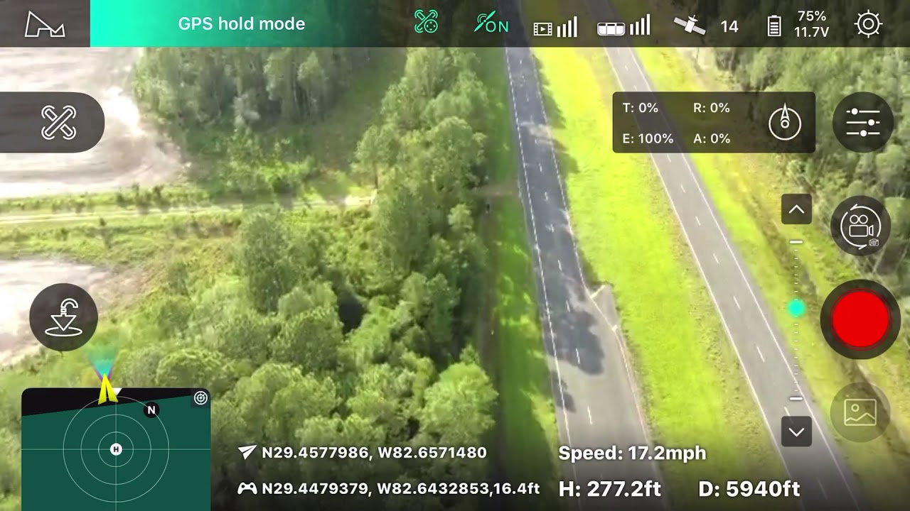 Hubsan Zino Pro 1st flight and Range Test.