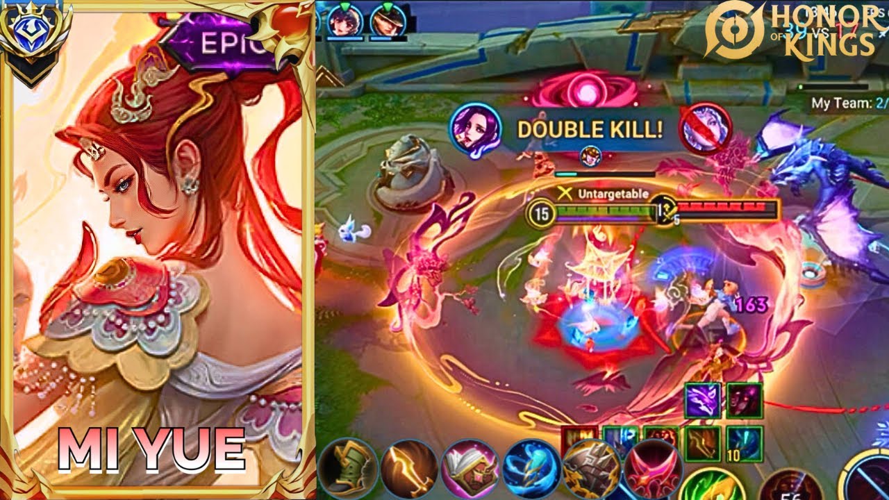 MI YUE | BEST BUILD TOP RANK HONOR OF KINGS GAMEPLAY