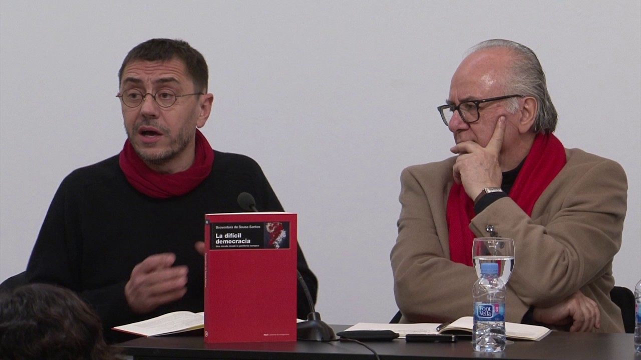 Coloquio del libro «La difícil democracia» de Boaventura de Sousa