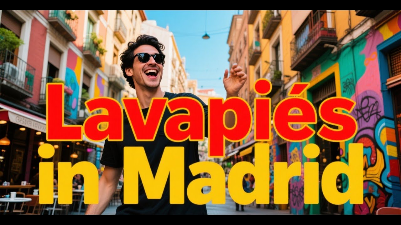 4K MADRID LAVAPIES WALKING THROUGH ITS BOHEMIAN ATMOSPHERE