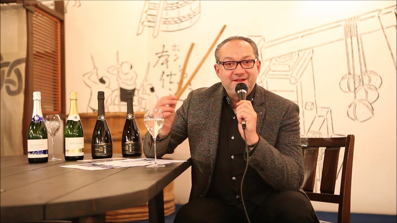 Philippe Jamesse et le sak&eacute; effervescent