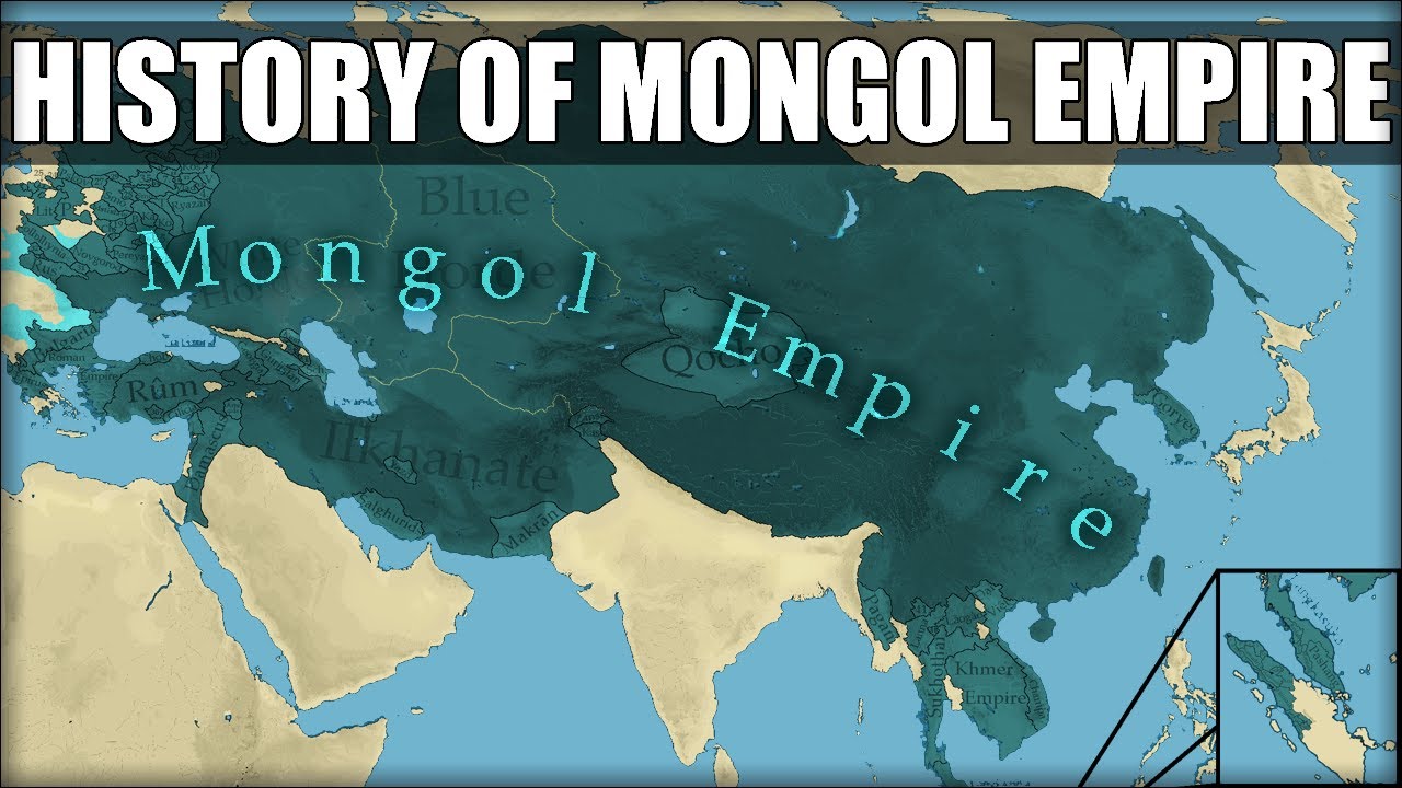 History of Mongol Empire every year