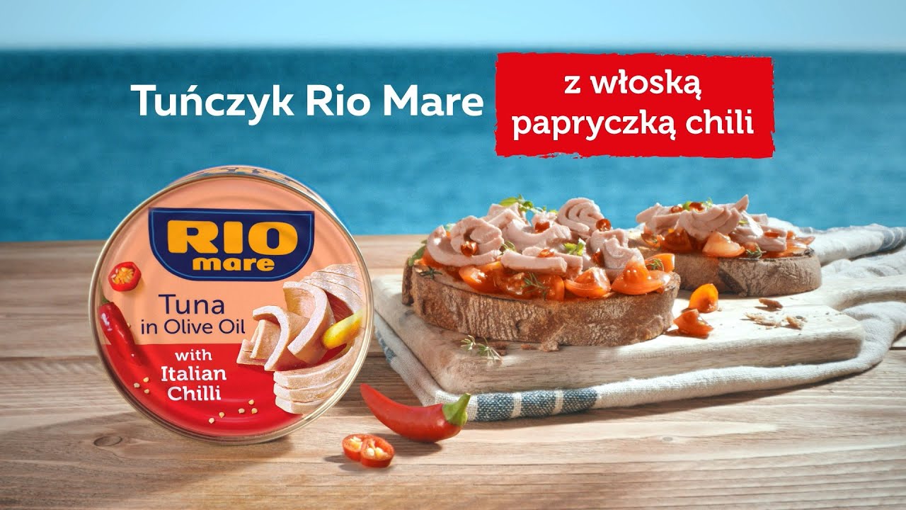 Reklama Rio Mare Tuńczyk w oliwie z oliwek z papryczką chili