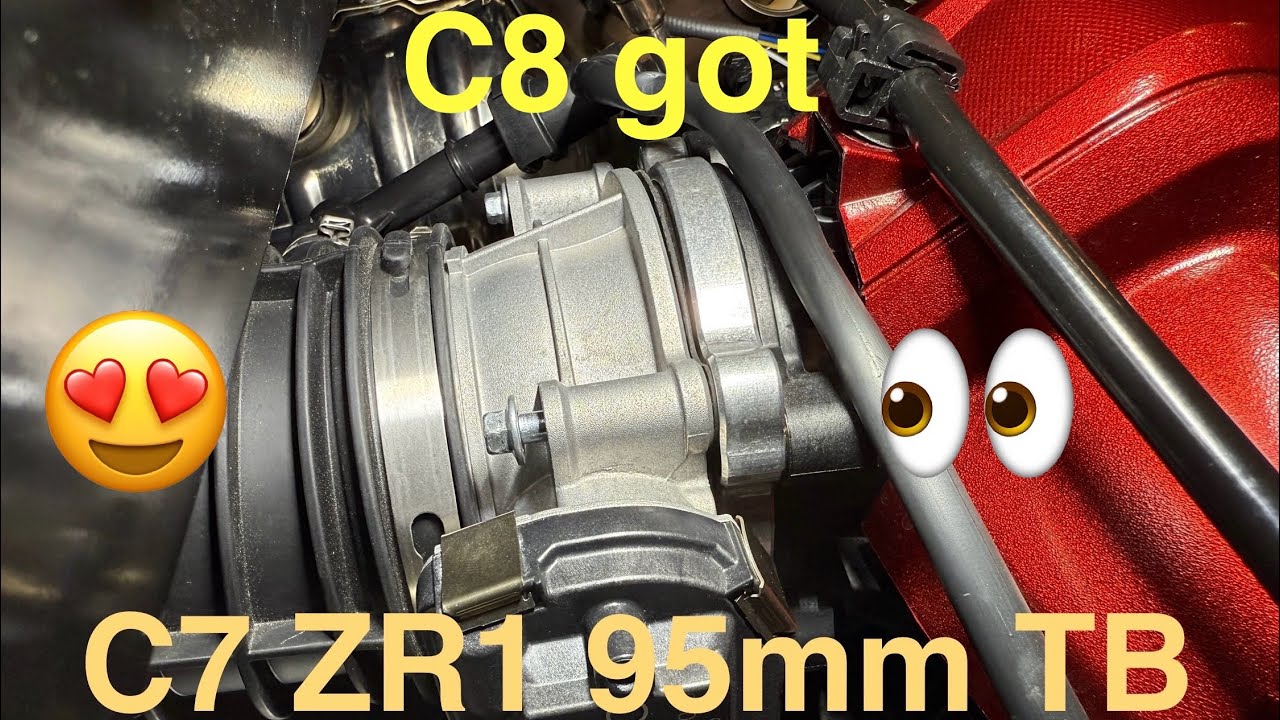 C8 corvette 95mm throttle body upgrade install