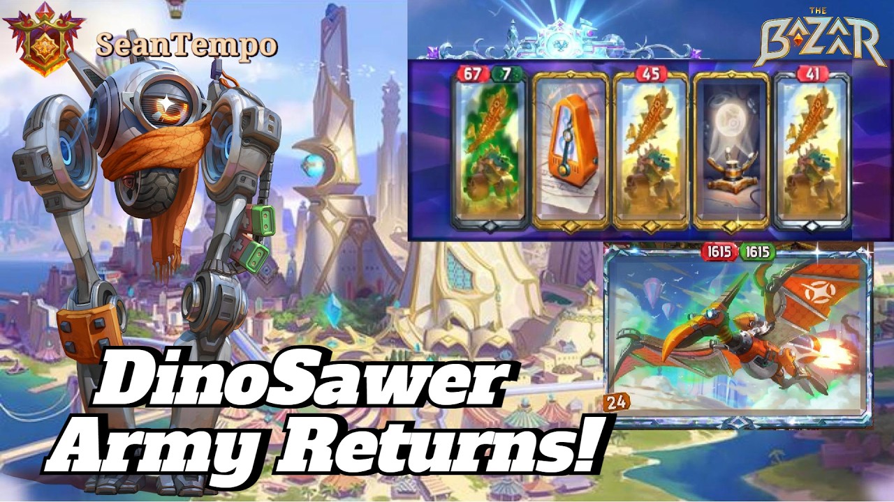 The Quad Dinosawer Flawless Returns! - The Bazaar 11.0
