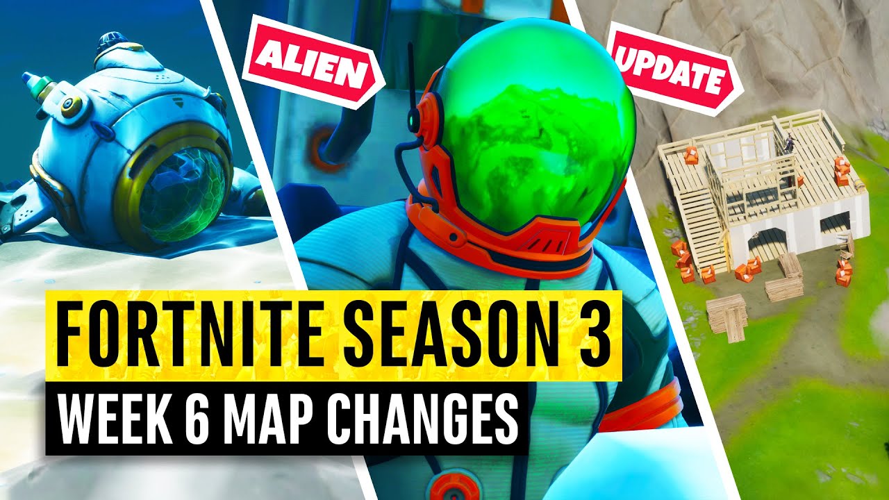 Fortnite | All Season 3 Map Updates and Hidden Secrets! WEEK 6