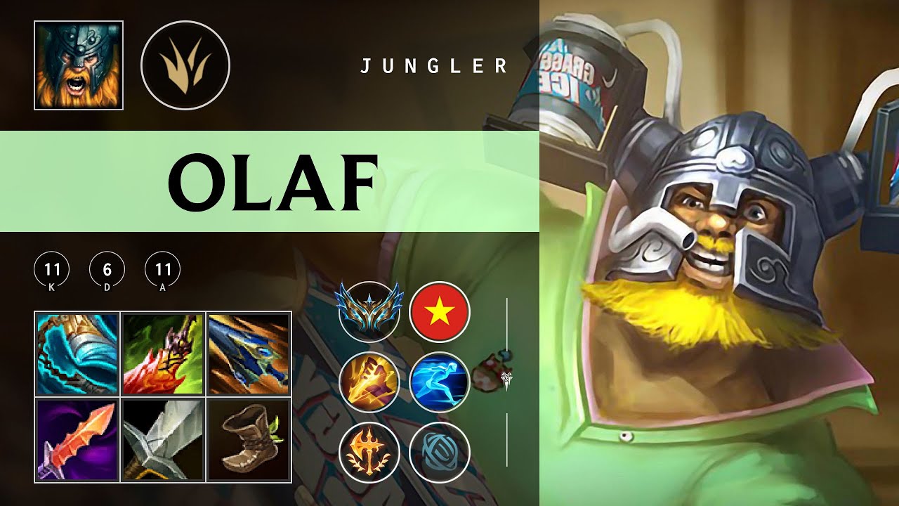 Olaf Jungle vs Kha'Zix - VN Challenger Patch 25.24