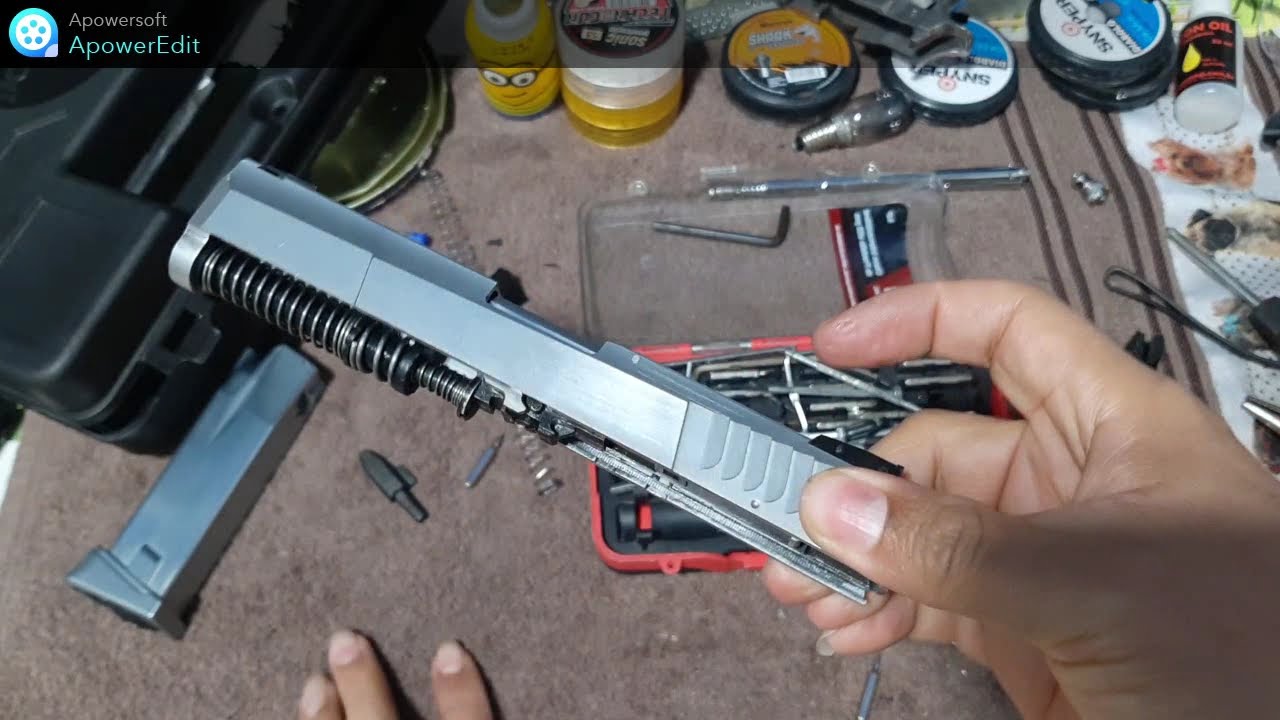 Desmontagem PT 24/7 G2 Airgun kWC CO2
