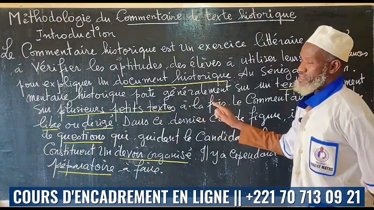Methodologie du commentaire de texte - histoire - terminale L 