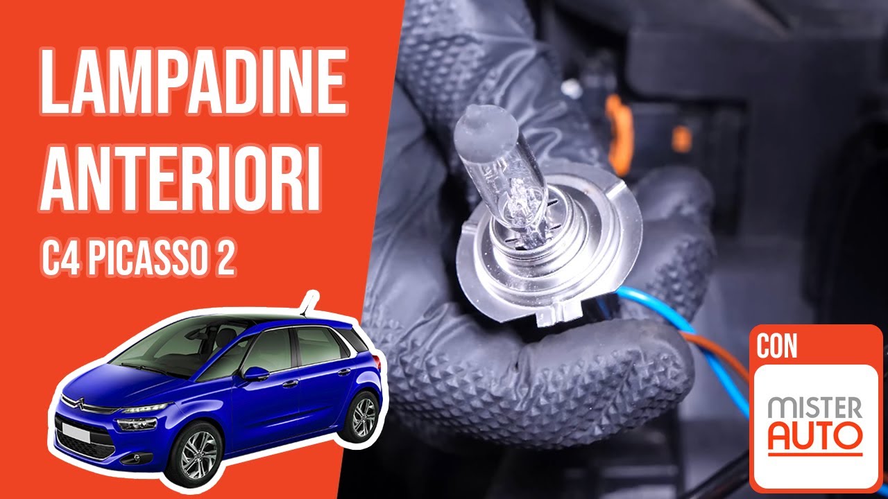 Cambio lampadine anteriori C4 Picasso 2 💡