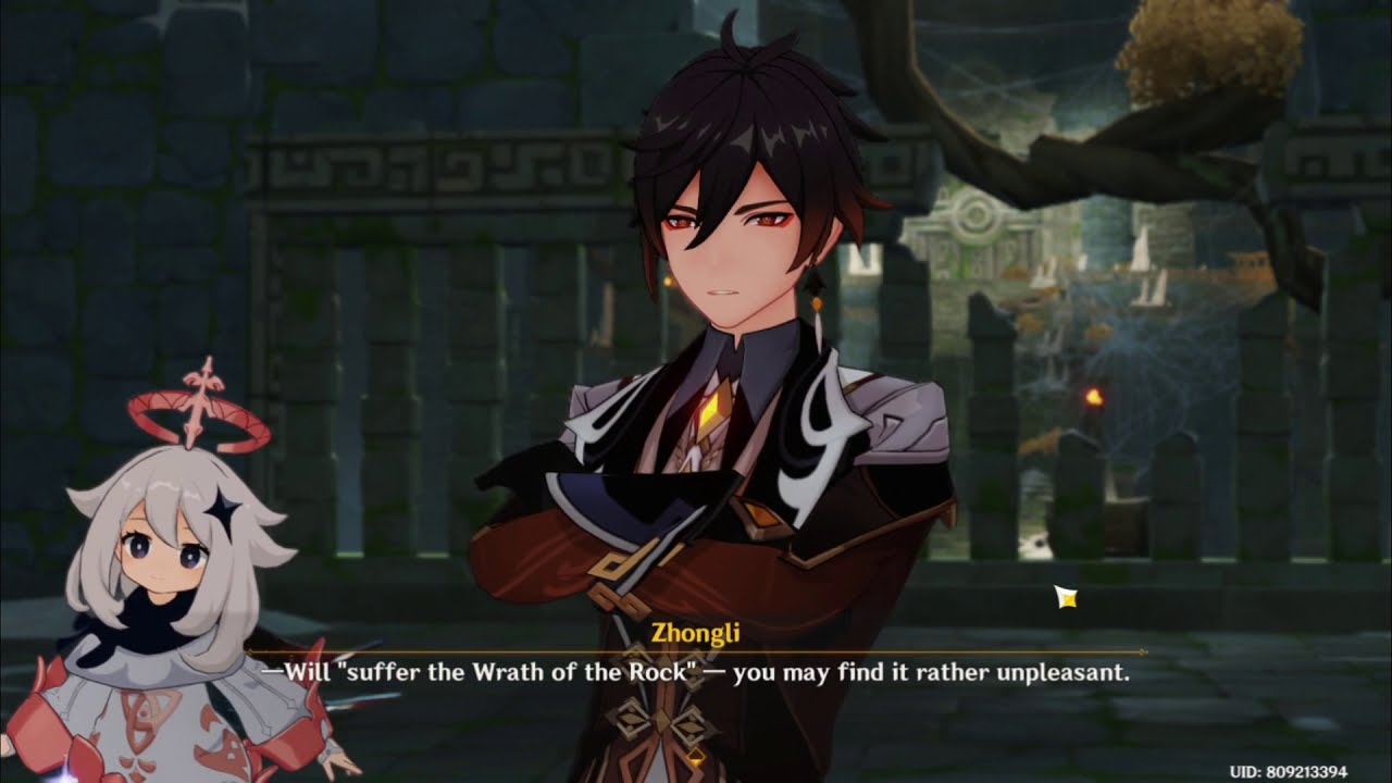 Zhong Li getting Angry for breaking the Contract.