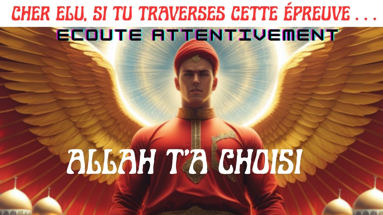 SI TU TRAVERSES CETTE ÉPREUVE, ALLAH T’A CHOISI