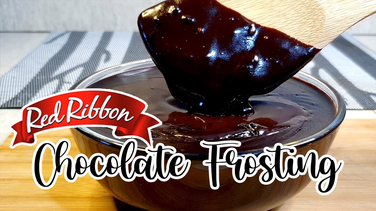 How to Make Chocolate Frosting Ala Red Ribbon | VAL ALEONAR