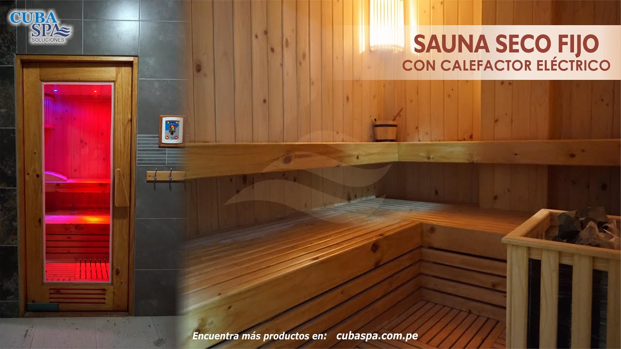 SAUNA SECO FIJO ELECTRICO | CUBA & SPA SOLUCIONES