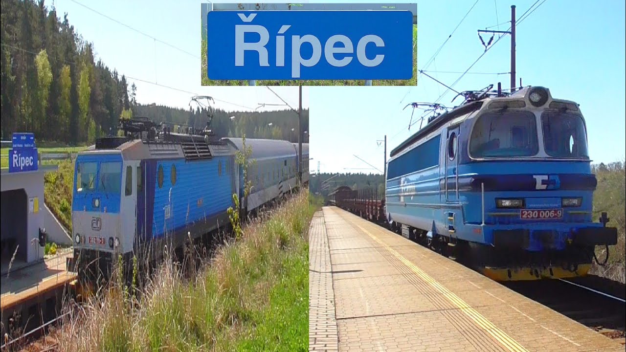 Vlaky Řípec - 23.4.2020